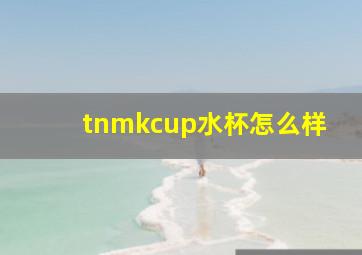 tnmkcup水杯怎么样