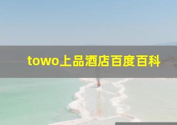 towo上品酒店百度百科