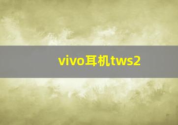 vivo耳机tws2