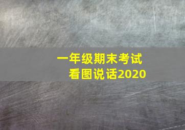 一年级期末考试看图说话2020