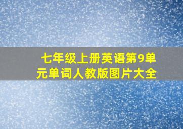 七年级上册英语第9单元单词人教版图片大全