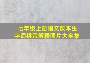 七年级上册语文课本生字词拼音解释图片大全集