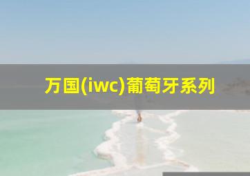 万国(iwc)葡萄牙系列