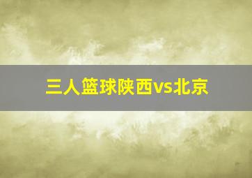 三人篮球陕西vs北京