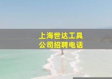 上海世达工具公司招聘电话