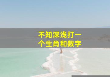 不知深浅打一个生肖和数字