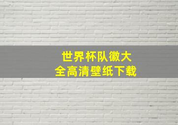 世界杯队徽大全高清壁纸下载