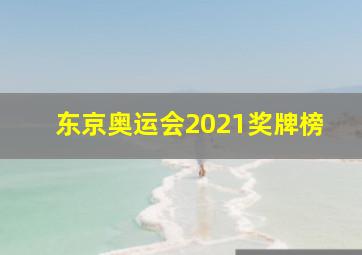 东京奥运会2021奖牌榜