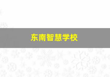 东南智慧学校