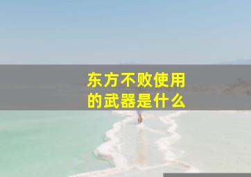 东方不败使用的武器是什么