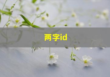 两字id