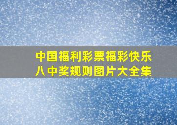 中国福利彩票福彩快乐八中奖规则图片大全集