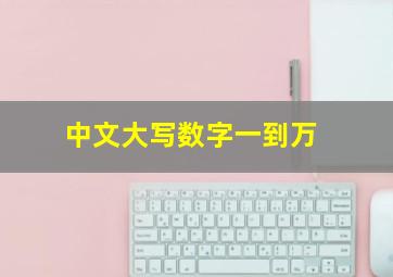 中文大写数字一到万