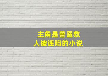 主角是兽医救人被诬陷的小说