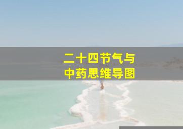 二十四节气与中药思维导图