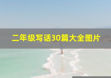 二年级写话30篇大全图片