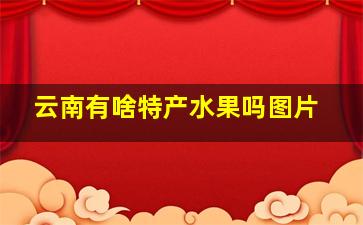 云南有啥特产水果吗图片