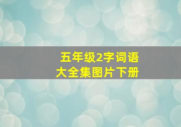 五年级2字词语大全集图片下册