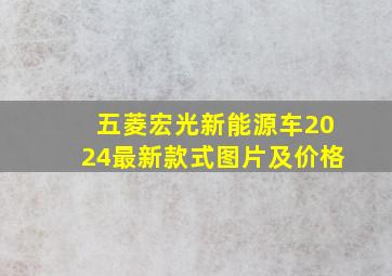 五菱宏光新能源车2024最新款式图片及价格