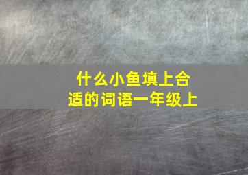 什么小鱼填上合适的词语一年级上