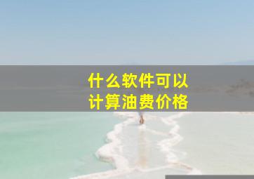 什么软件可以计算油费价格