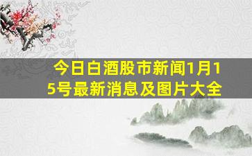 今日白酒股市新闻1月15号最新消息及图片大全