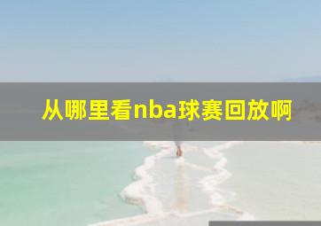 从哪里看nba球赛回放啊