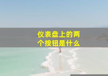 仪表盘上的两个按钮是什么