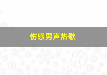 伤感男声热歌