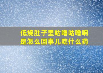 低烧肚子里咕噜咕噜响是怎么回事儿吃什么药