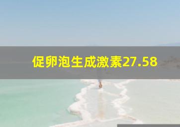 促卵泡生成激素27.58