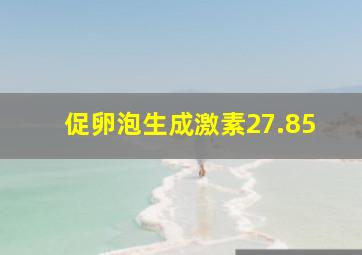 促卵泡生成激素27.85