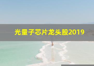 光量子芯片龙头股2019