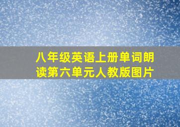 八年级英语上册单词朗读第六单元人教版图片