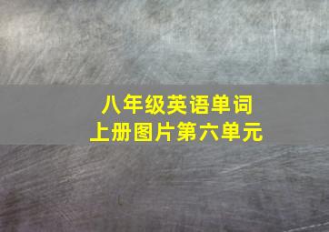 八年级英语单词上册图片第六单元