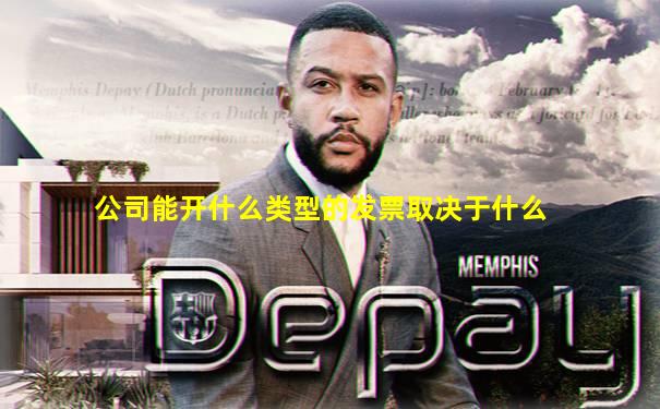 公司能开什么类型的发票取决于什么