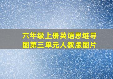 六年级上册英语思维导图第三单元人教版图片