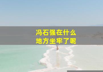 冯石强在什么地方坐牢了呢