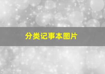 分类记事本图片