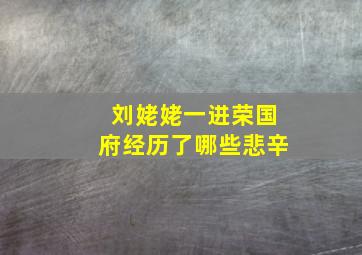 刘姥姥一进荣国府经历了哪些悲辛