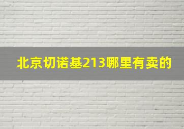 北京切诺基213哪里有卖的