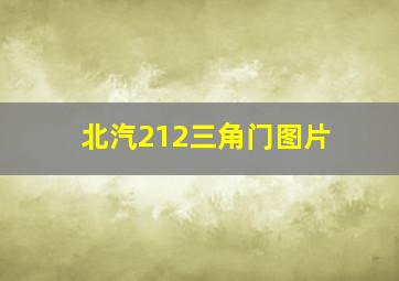 北汽212三角门图片