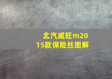 北汽威旺m2015款保险丝图解