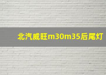 北汽威旺m30m35后尾灯