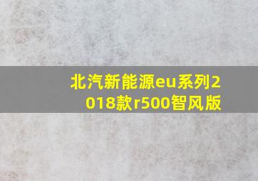 北汽新能源eu系列2018款r500智风版