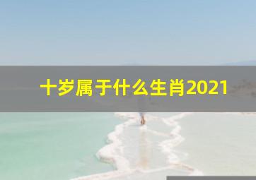 十岁属于什么生肖2021