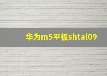 华为m5平板shtal09