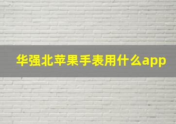 华强北苹果手表用什么app