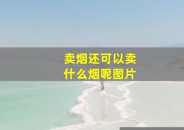 卖烟还可以卖什么烟呢图片