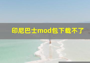 印尼巴士mod包下载不了